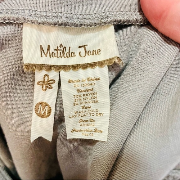 Matilda Jane Gray and Red Sheath Dress Medium - Picture 3 of 7